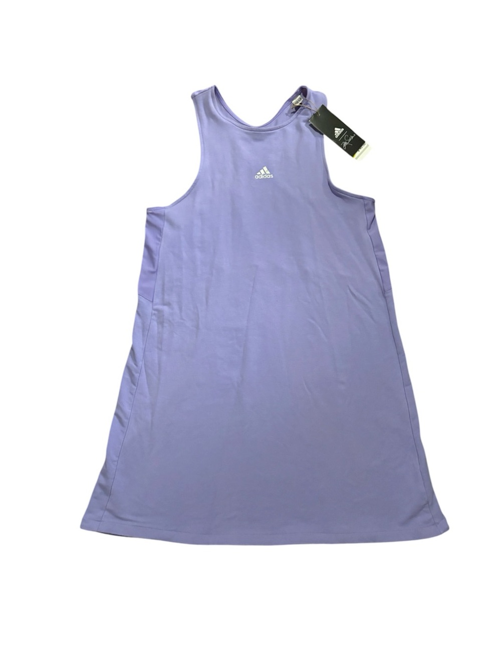 NWT Adidas X Zoe Saldana Lavender Racerback Athletic Dress Women’s Size Medium
